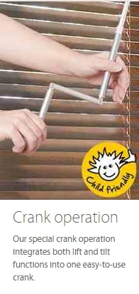 Wooden Blind Crank Operation Ashtead Surrey Wooden Blind Crank Operation Ashtead Surrey